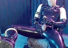 Here rubberboy Sounding and Cumshot Scene