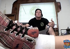 HETEROSEXUAL BARE THUGS - Gay-For-Pay thugs Lex Lane and Daniel Delong fap and jizz