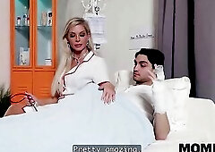 MOMMY4K. mother I'd like to fuck with Large Breasts Rides Schlong