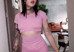 Tattooed 18yo Lewd Tries Double Penetration in Hardcore group-sex - Aradia Hell