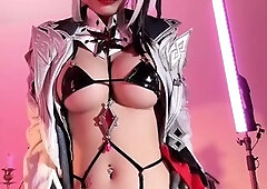 Hot asian teen blows jerks off and swallows