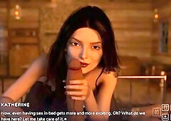 Deliverance-Brunette hair Teen In Ebony Underware Drilled Hard