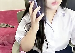 GF's Indecent Phone Call & Real Bang