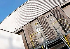 Just some other day outdoors clothed up in the morning for a movie outdoors exposing myself.