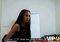 Vip4k. she'll get the loan after joining this gloryhole