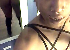 Mixed Slut Shakes Butt