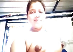 Chubby Bhabhi Topless Show Selfie Cam Video