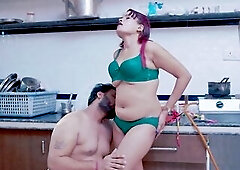 Super hot newly married Bhabhi drilled hard by her devar in the kitchen