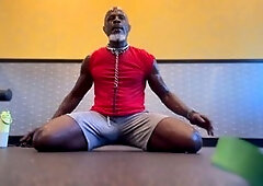 Time to hit the gym with a big black dick