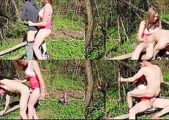 Shemale delivers creamy surprise to guy's backdoor