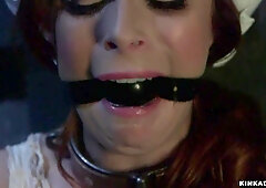 Priest fucks adulteress in bondage