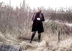 NS in nature! I had to pee so badly.