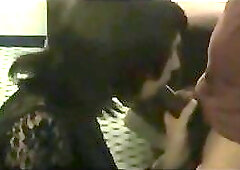 A country crossdresser sucks a big cock