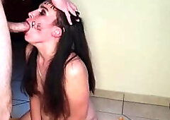 Coarse and hardcore fa bit of butting compilation for wang gagging wench part two