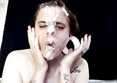 Self Tape Slavery Breath Play Struggle Fearful Panic Nose Lips first Time