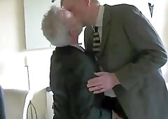 Mature gay sucks a dong