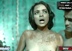 Indian amateur girl hot threesome sex