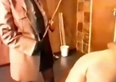 Silvia: 'From my private archive. We were both married and we both enjoyed a second lesbian life. Jenna was my slave. I used to spank her ass wit