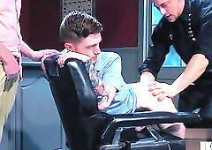 Tattoo gay anal fisting and cumshot