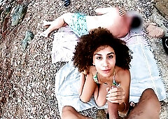 BEACH BANG INFIDELITY WEEKEND: I bang the bitch wife on the beach
