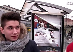 Czech Hunter: Kiss to Start an Adventure at Station