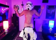 This is a peculiar we made for Halloween ;) Hawt Darth Vader floozy screw a lonely and lustful storm trooper! ;)