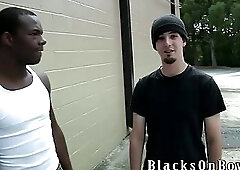 Gay twink interracial group blowjob
