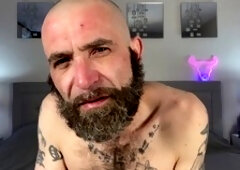 Amateur gay slave submits to his alpha master in intense domination