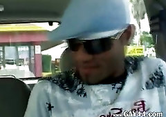 Two black guys banging into assholes