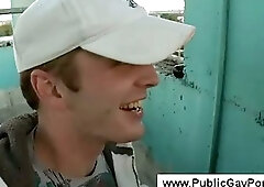 Extraordinary huge cock sucking & ramming