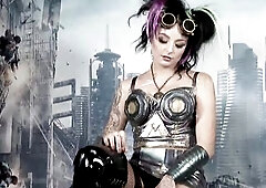 Good czech tattoo honey masturbate with sex tool in our studio cosplay theme warrior hotty