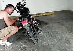 My Neighbour Came for Water and Gave Me His Biggest Upright Wang in My Throat and Empty His Goo Into My Arsehole