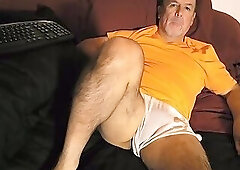 Cowboy Big Cock Cum White Undies