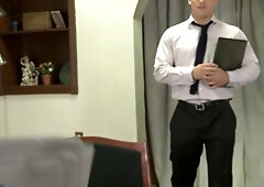 TheGayOffice - Athletic Topher Di Maggio enjoys dick sucking