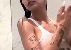 Mia Khalifa - Nude Wet Tank Top Shower OnlyFans Livestream Leaked