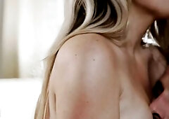 MILFED - Horny Bunny Madison Is Bored And She Sneaks In Lucas Frost's Bed To See What He's Up To