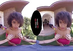 Big booty ebony MILF sucks dick and gives pussy POV (VR)