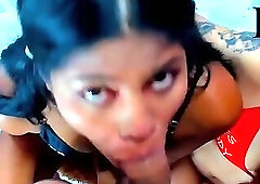 double blowjobs from submissive sluts in pov