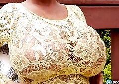 Claudia Marie has set out a wonderful widen, in greater quantity ways than one, on the deck by the water, and now this babe waits for Carlos Rios and 