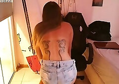 The Brazilian Rafa Surfistinha showing off and dancing funk horny