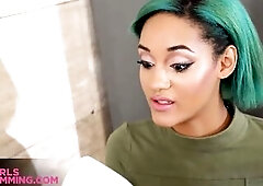 It would be hard to discover a secretary so unfitting to work like Capri Lmonde. Neither punctuality nor work ethic is her rock hard side and to top i