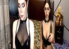 Two Adorable Flirty Tranny Blow and Fuck Live