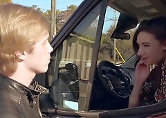 Daniel Hausser And Skylar Hill In And Fool Around At The Back Of The Van
