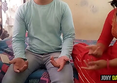 Indian wife demands marriage while giving stepson a blowjob with dirty Hindi talk