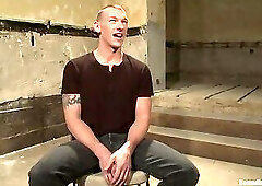 The Wrestler Gets Gang Banged by a Horny Crowd in a Public Restroom for Losing His Match.