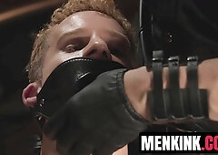 Dominant Eddie Patrick ripped submissive sluts ass Dylan Tides