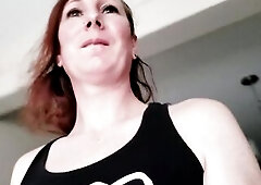 Jean Jezebel - Balcony Jerk-off