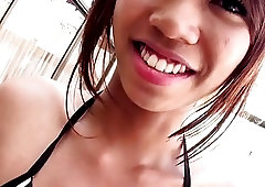 Solo shemale enjoys man penis in hardcore anal