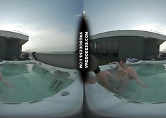 Hot Big Boobed Girl Sammy Loves Masturbating Behind The Scenes In Jacuzzi