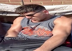 Bodybuilder, muscle bodybuilder orgy, anal sex